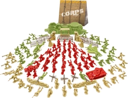 Figūriņu komplekts Kareivji 105 gab.