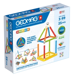 Geomag Supercolor magnētiskā konstruktoru komplekts, 25 detaļas