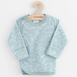 Zīdaiņu krekliņš New Baby Classic II dino piparmētru krāsā 68 (4–6 mēn.)