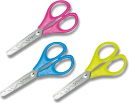 Šķēres ar apaļu galu 13 cm kreisročiem