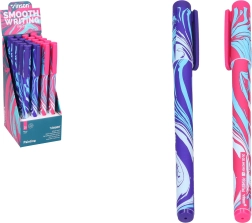 Lodīšu pildspalva 0,7 mm ar zilu tinti