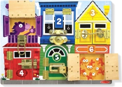 Koka motivācijas tāfele Slēdzenes un aizslietņi Melissa and Doug