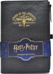Harry Potter pocket notebook with pocket and zipper Order of the Phoenix A5