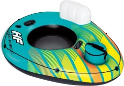 Inflatable floating ring with backrest and cooler bag 169 × 137 cm Bestway