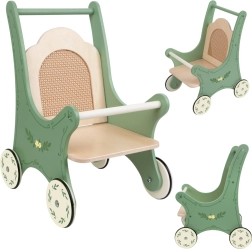 Wooden Vintage Doll Stroller