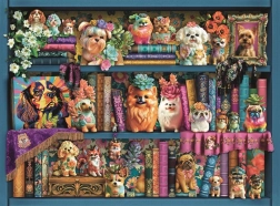 Ravensburger puzle mīlīgi porcelāna mopši 500 gabali