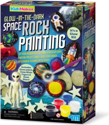4M akmeņu krāsošanas komplekts Kosmoss, spīd tumsā