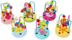 VIGA koka lodīšu labirints motorikas attīstībai, 1 gab.