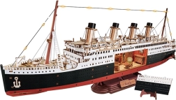 RoboTime 3D koka puzle – mūžīgā Atlantijas šķērsošana 1912 (okeāna laineru modelis ar LED)