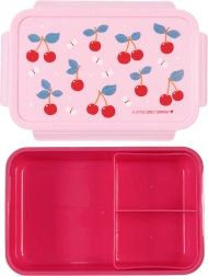 A Little Lovely Company uzkodu kastīte ar ķiršiem