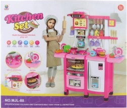 Liela bērnu virtuvīte ar bateriju un ūdens funkcijām