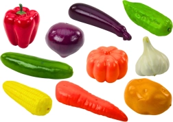 Komplekts ar mīkstām dārzeņu rotaļlietām, 24 gab.