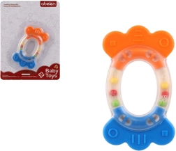 Grabulītis un košļājamā rotaļlieta ovāls plastmasa silikons
