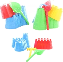 Smilšu piļu komplekts, 3 krāsas