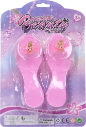 Rozā kurpītes bērniem