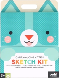 Petit Collage ceļojumu mākslas komplekts Kaķis