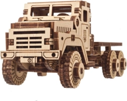 Koka mehāniskais puzlis – militārā kravas automašīna