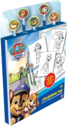 Paw Patrol krāsojamā grāmata ar zīmuļiem