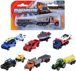 Majorette pilsētas transportlīdzekļi ar piekabēm 1:64