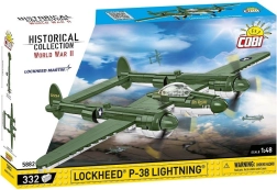 LOCKHEED P-38 Lightning Aircraft Building Set – 332 pieces