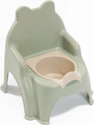 Bērnu podiņš ar tīģeri EKO zaļš