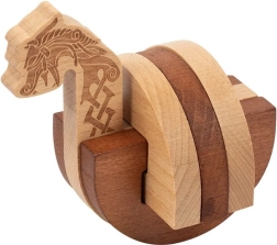 Profesor Puzzle: Vikingu pūķa kuģis no kolekcijas Lost and Found