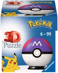 3D puzle Pokémon Master Ball no Ravensburger - 54 gabali