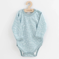 Infant full-snap bodysuit New Baby Classic II Dino mint 68 (4–6 months)