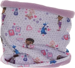 Doctor Neck Warmer with Fleece Lining, Purple