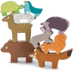 Le Toy Van Wooden Forest Animal Stacking Toy