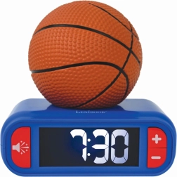 Lexibook bērnu modinātājpulkstenis Basketbols ar spīdošu bumbu