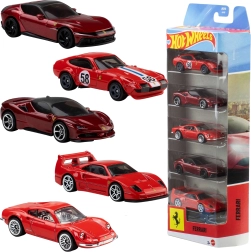 Hot Wheels Ferrari set of 5 die-cast cars 1:64