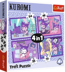 Puuzle 4in1 ar KUROMI – HELLO KITTY