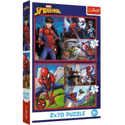 Puzle 2x70 – Disney Marvel Spiderman zirnekļstāsti