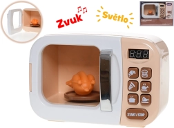 Bērnu mikroviļņu krāsns ar reālistiskām gaismām un skaņām