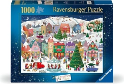 Ravensburger puzle “Ziemassvētku pilsēta” 1000 gabaliņi