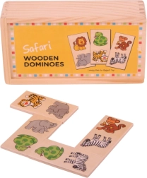 Bigjigs Toys koka domino Safari