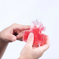 Fidget Blox Touch antistresa kubs – sarkans