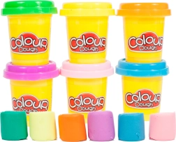 Plastilīns tūbiņā, komplekts 6 krāsas