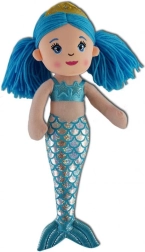 Plīša nāriņa 30 cm, zila