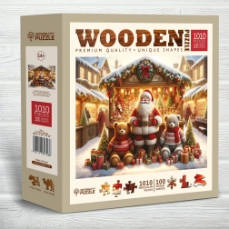 Koka puzle Ziemassvētku tirdziņi 1010 gab. Wooden City