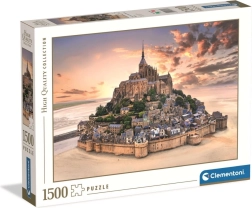 Puzle 1500 gabali – The Mont Saint-Michel Rising (Clementoni)
