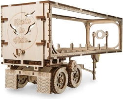 Koka 3D puzle piekabe kravas automobilim HEAVY BOY VM-03 (138 detaļas) UGEARS