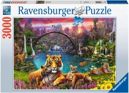 Puzle Ravensburger „Tīģeri paradīzē” 3000 detaļas