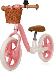 Lionelo bērnu līdzsvara skrejritenis Alex Plus – Pink Rose