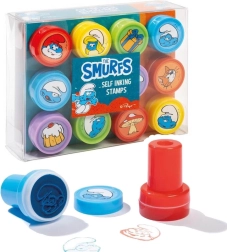 Smurfu paškrāsojošas zīmogspiedes, komplekts 12 gab.