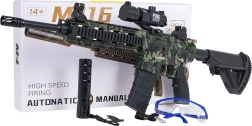 Gel Blaster M416 with water beads and accessories
