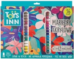 TOYSINN acrylic markers – set of 36 colors