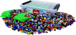 Plus-Plus kaste basic ar 4000 detaļām un 12 pamatnēm