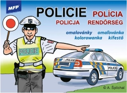 Policijas krāsojamā grāmata